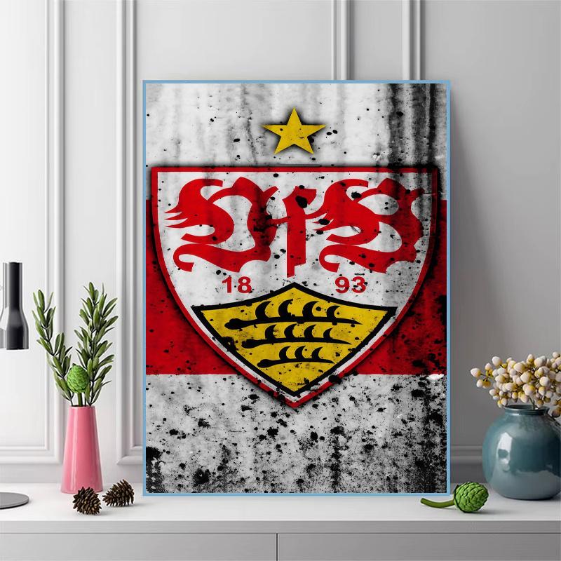 Vintage Shield Emblem 100% Round Full Drill 5D DIY Diamond Painting Embroidery Cross Stitch Rhinestone Decor