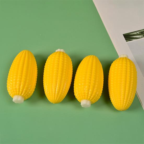 1/2/3Pcs Stress Relief Fake Corn Squeeze Toy Simulated Corn Decompression Toy Home Office Soft Stretchy Corn Fidget Toy Party Favors
