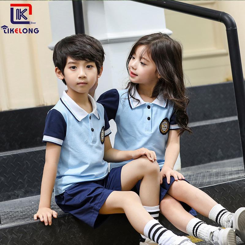 2025 Summer British Style Primary School & Kindergarten Uniform - Casual College-Inspired Children's Uniform