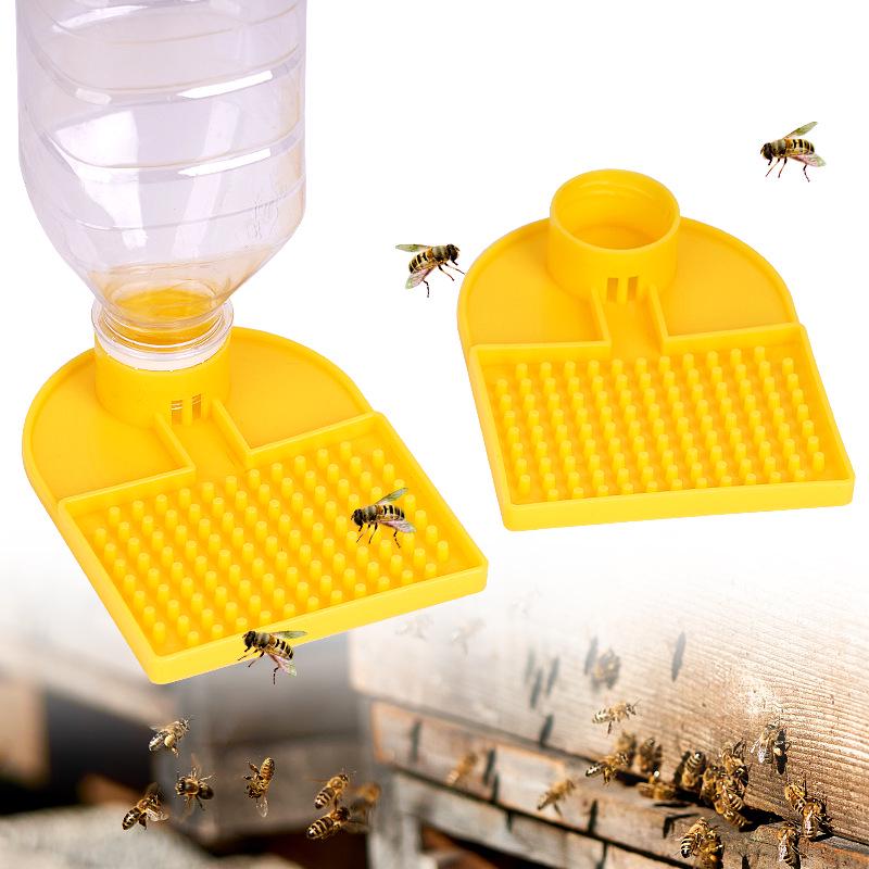 New Beehive Anti-Drowning, Anti-Theft Water & Sugar Feeder - Connects to Mineral Water Bottle