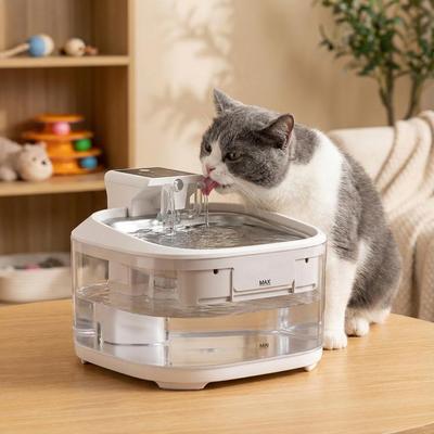 Rechargeable 3.2L Wireless Automatic Pet Water Fountain for Cats and Dogs
