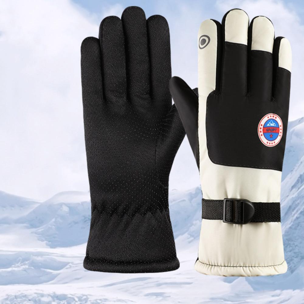 Touch Screen Touchscreen Snow Gloves Non-slip Riding Gloves New Winter Warm Mittens  Skiing