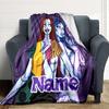 Custom Name Adventure Time Characters blanket for Couch & Bed, Plush Cozy Fuzzy Blanket Super Soft & Warm Blankets for Fall and Winter. 0908153