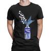 Pocari Sweat Flower Bottle Novelty 100% Cotton T-Shirt Pocari Sweat Tops Tees For Men