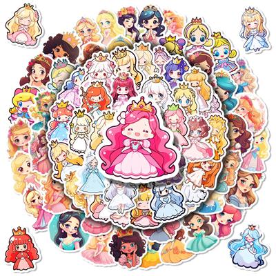 100 Kreskówkowa Księżniczka Nagroda dla Dzieci Księżniczka Mała Dziewczynka Zabawki Doodle Naklejki DIY