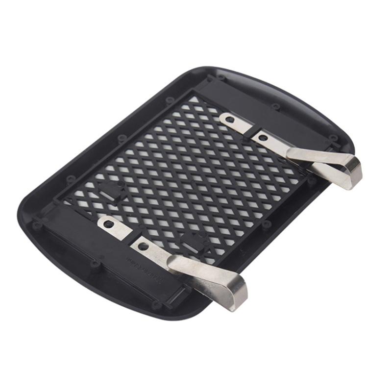 

DM-071 Vehicle Sun Visor PP+Glass Makeup Mirror Car Sun Shield Plate Clip-on Ultra Clear Mirror Type A