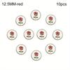 10Pcs High Quality DIY Handmade Needlework Shirt Buttons Sewing Accessories Rose Metal Buttons Decoration Button