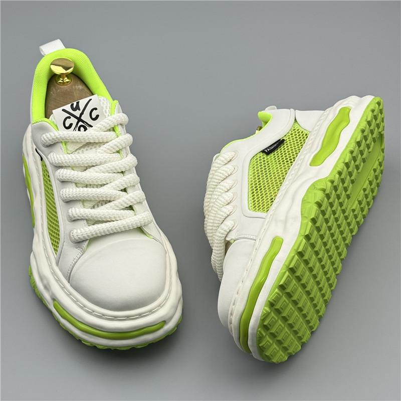 Fashion New Men's Designer Air Mesh Breathable Lace Up Platform Shoes Male Causal Flats Moccasins Walking Sneakers Zapatos Hombre