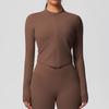Fashion Nude Feel Beauty Back Cross Bubble Wrap Sports Bra High Waist Hip Lift Pocket Sports Yoga Pants Fitness Suit Women