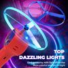 Electric UFO Shining In The Dark Night Launcher Luminous Portable Handheld String Stress Relief Toy For Kids Party Gift