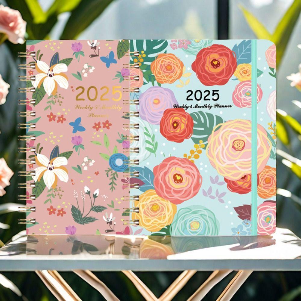 

Планировщик Органайзер 2025 Планировщик Повестка Дневник Ежедневник Планировщик Цветы Дневник Блокнот Повестка Дневник Style3