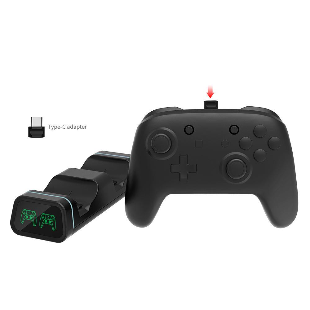 Dual Dock Charging Station Handle Controller Charger Stand Station for Xbox Series X/S/ PS5 Charging Holder for Nintendo Switch