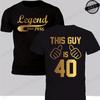 Awesame Since 1986 Print TShirts Mens This Guy Is 40 Graphic Mens TShirt Oversized Street Graphic Tees Men Women Summer Tops