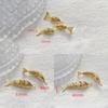 Geometrics Fish Alloy Pendant Jewelry Crafting Supplies for Handmade Necklace Bracelets Earring Accessories Creation