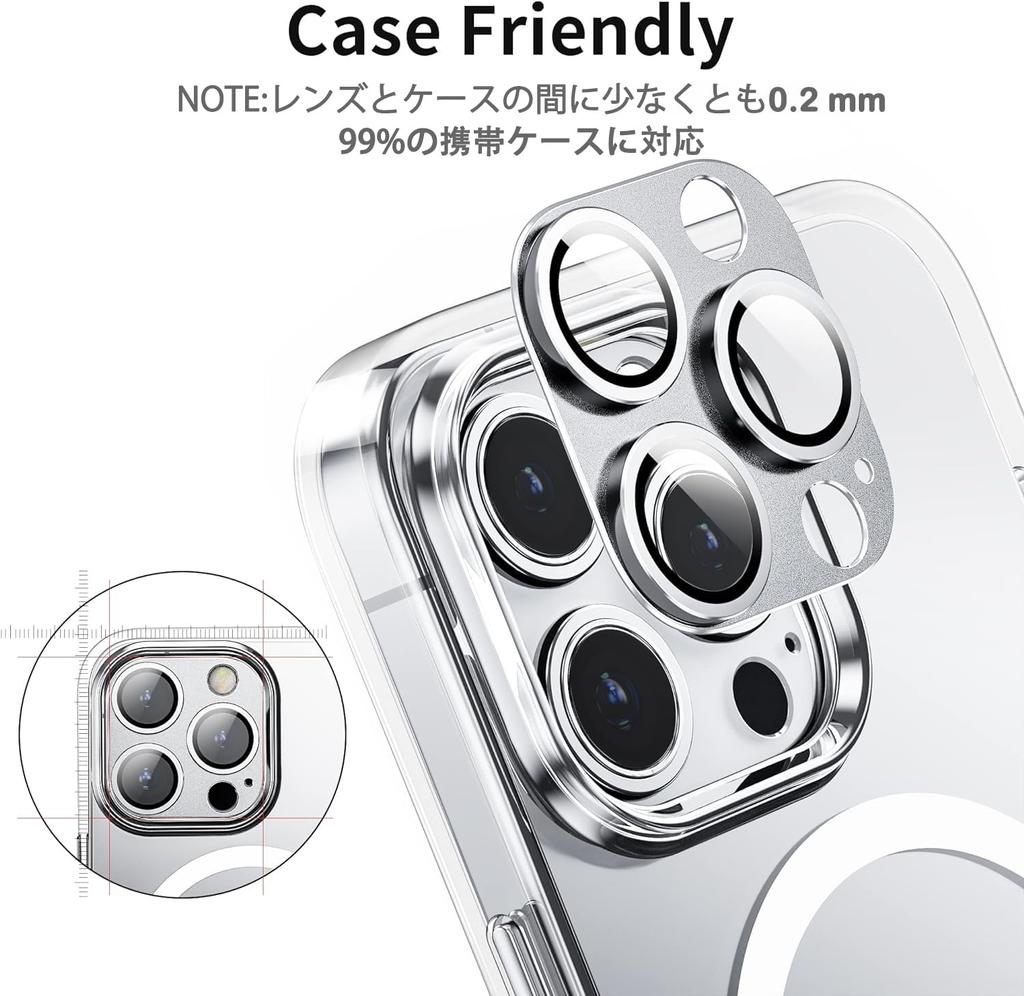 Kamerafilm for iPhone 15pro max Aluminiumslegering AR linsedeksel i herdet glass med høy transmittans integrert linsebeskyttelsesfilm Kamerabeskyttelsesfilm