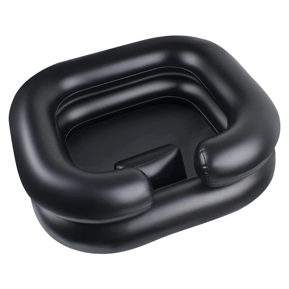 Inflatable Shampoo Basin with Pillow for Bedridden, Disabled, Elderly, or Pregnant Care