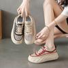 Mode Mode Schuhe mit dicker Sohle Damen Neu Sommer Plateau Atmungsaktives Mesh Vielseitig Lässig Sportliche Board-Schuhe Körbe Femmes Tendance