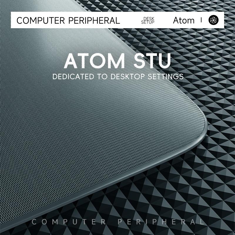 

Стеклянный игровой коврик для мыши ATOM коврик для мыши с индивидуальным узором из закаленного стекла улучшенный гладкий игровой коврик для стола аксессуары для офиса и киберспорта 250x250mm