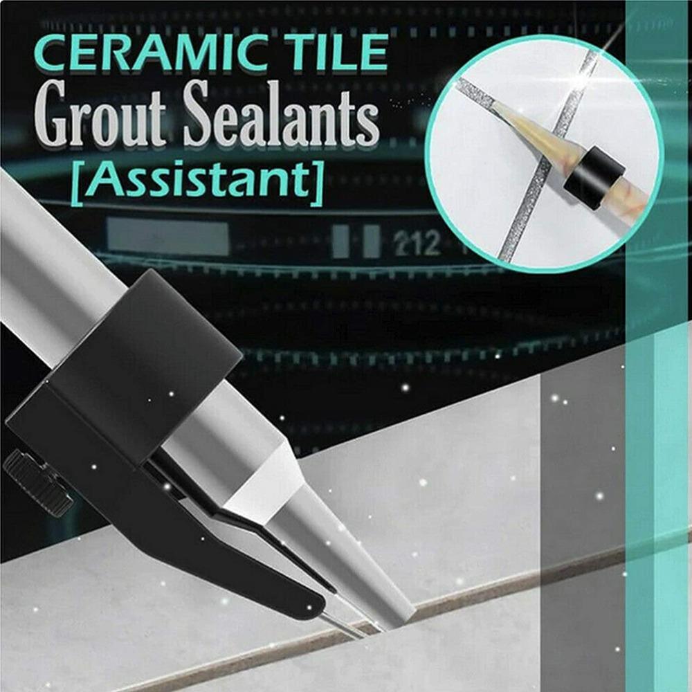 3PCS Wear-Resistant Caulk Nozzle Tool Side Adjust Knob Tile Grout Finishing Tool  Tile Grouting Crew