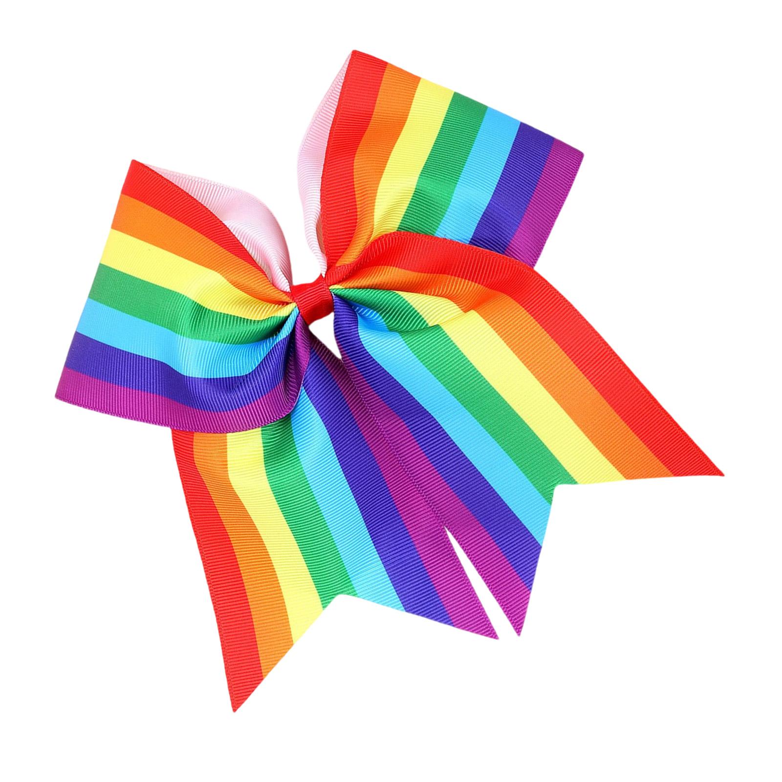 

Children Hairpins Hair Clip Rainbow Hair Tie for Kid Stage Flickering Colorful Ribbon 2000s Girls Headdress