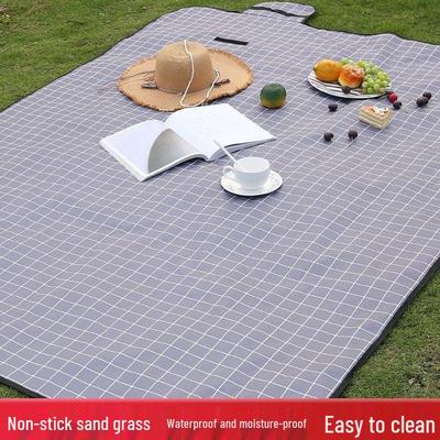 Waterproof Foldable Picnic Mat - Portable and Moisture-Proof for Outdoor, Camping, Beach, and Spring Outings