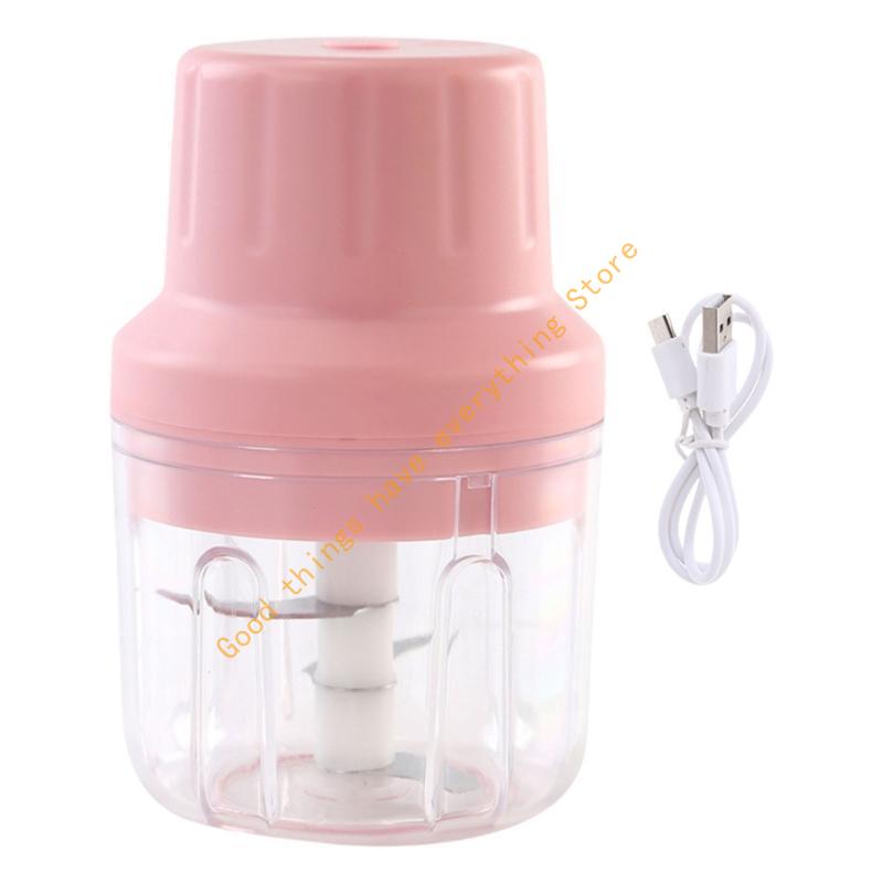 Electric Garlic Mincer USB Rechargeable Chopper Accessories Kitchen Gadget 55KF