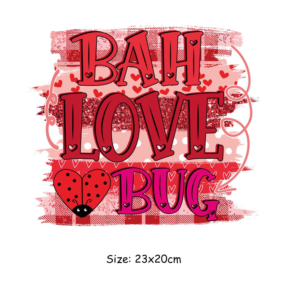 

Наклейки на одежду на День Святого Валентина, термоклеевые наклейки для влюбленных в полоску, модные аксессуары «сделай сам», наклейки, нашивки на одежду, романтический подарок