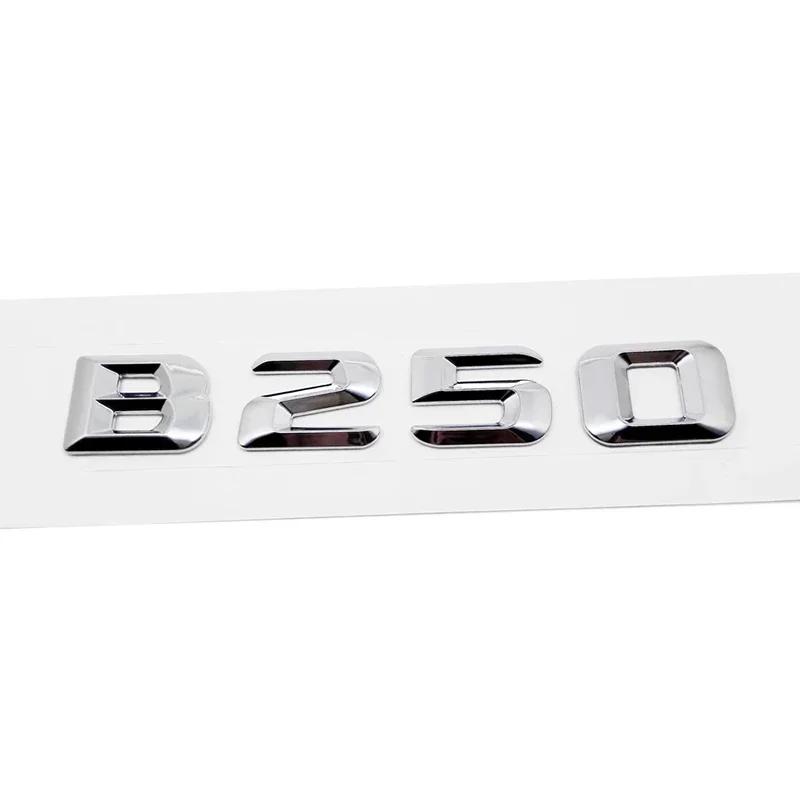 3D Car Tail Box Number Stickers for Mercedes Benz B Class B35 B45 B63 B180 B200 B220 B250 B260 B300 Rear Trunk Emblems Bagde