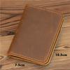 New Arrival Vintage Men's Genuine Leather Credit Card Holder Small Wallet Money Bag ID Card Case Mini Purse For Male