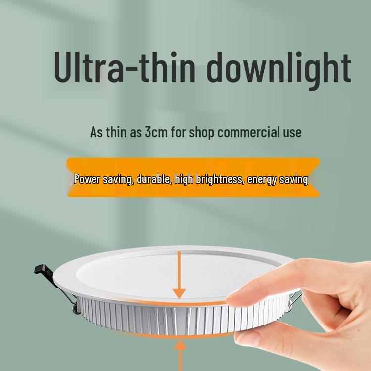 High Power Super Bright Recessed Downlight for Commercial & Retail Ceilings