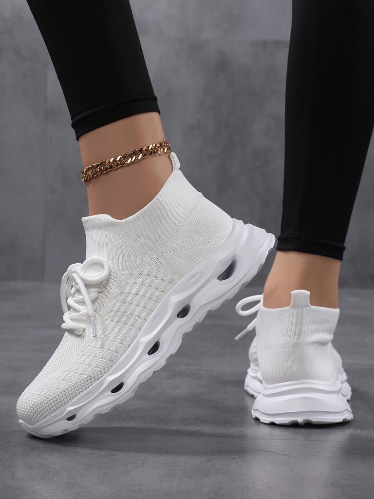 Women's Fashion Sneakers - Cushioned Comfort Casual Shoes