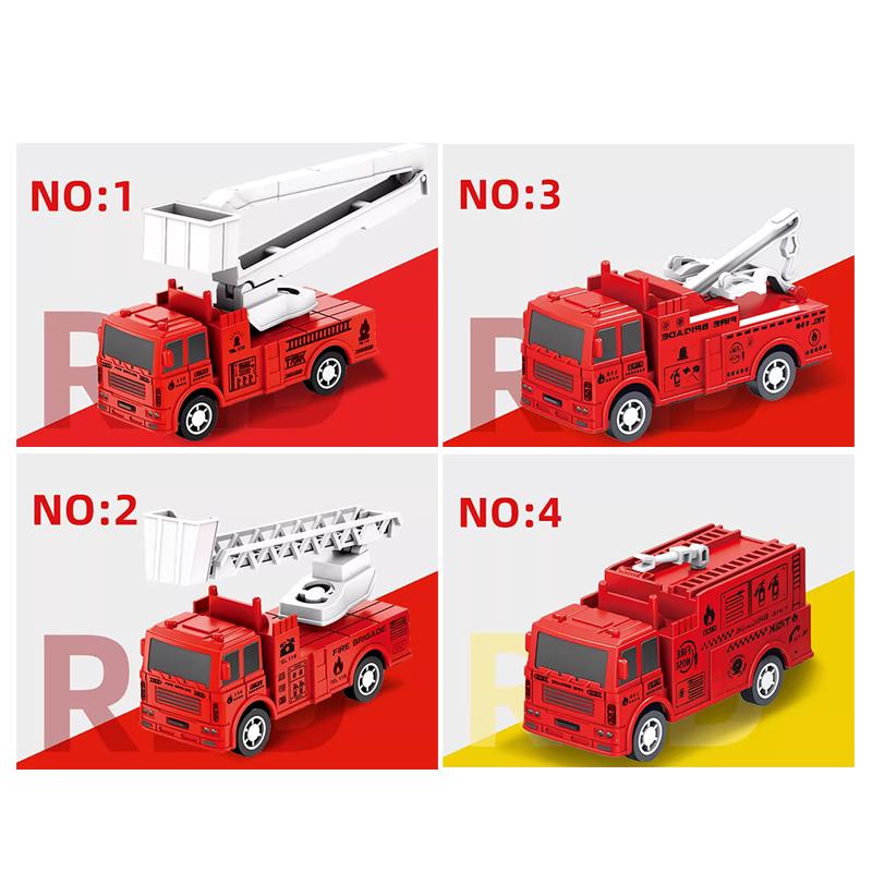 1Pcs Kids Toy Car Inertia Sanitation Truck Models Pull Back Engineering Vehicle Boys Toys For Children Ideal Gifts For Boys Kids