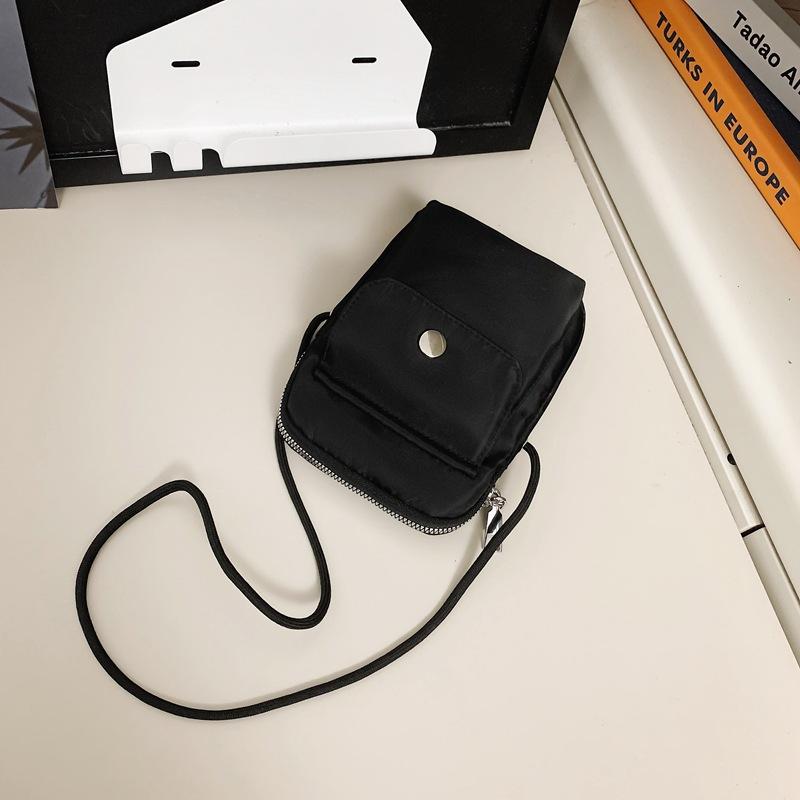 Earphone Small Satchel Women'S Casual Shoulder Messenger Key Bag Boys Portable Mini Neck Small Bag