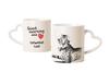 Oriental - Cat Mug, Adorable Heart-shaped Handle Mug, Universal Gift from Brand