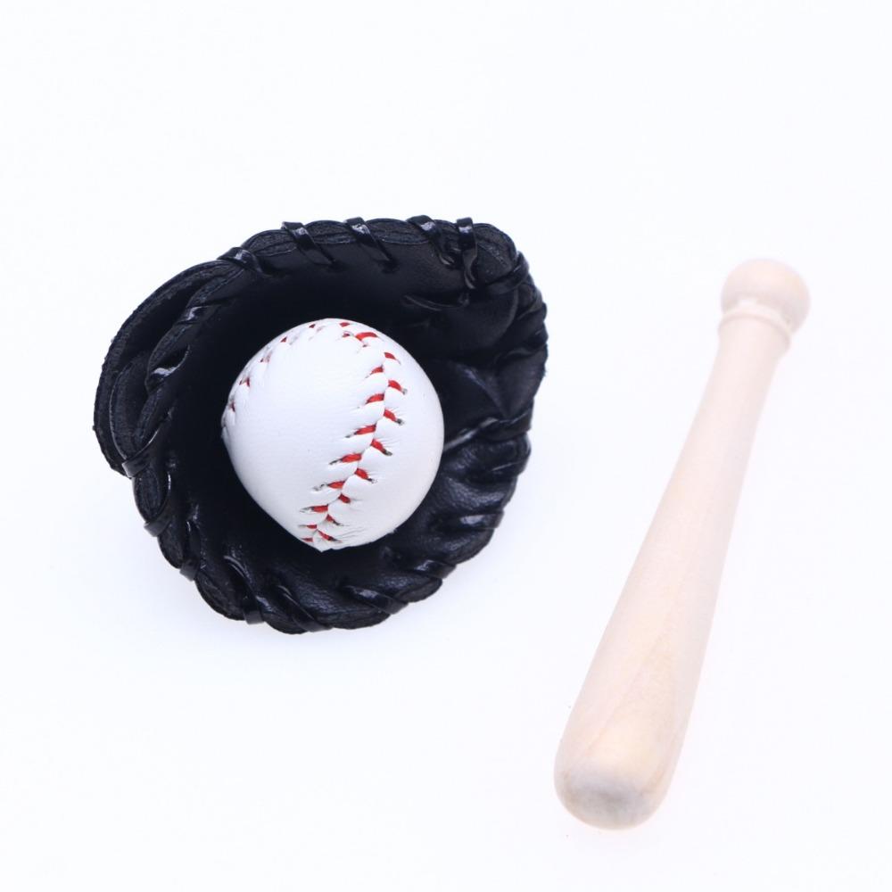 Multicolor Miniature Softball Set 1/6 1/12 Cake Topper NEW Doll Baseball Kits  Doll House