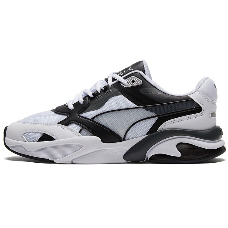 Puma X-Ray Millennium Fabric Synthetic Leather Sports Retro Low-Top Lifestyle Shoes Unisex Sneaker Black White 375999-12