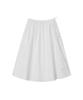 Marot Cotton String Midi Skirt_White