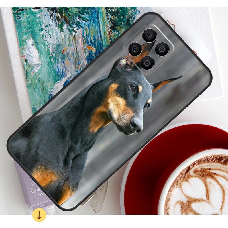 Doberman Dog Case For Samsung Galaxy M20 M31 M16 M36 M56 M33 M53 M13 M12 M32 M52 M15 M55 M14 M35 M34 M54
