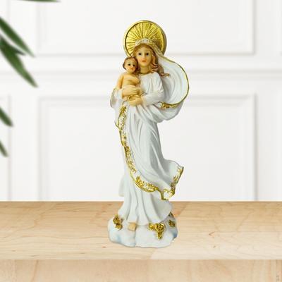 Blessed Mother And Child Jesus Figurine Crafts for Home Table Living Room