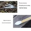 Dual-Headed Stainless Steel Bonsai Rake for Soil Loosening & Bud Picking in Flower Pots