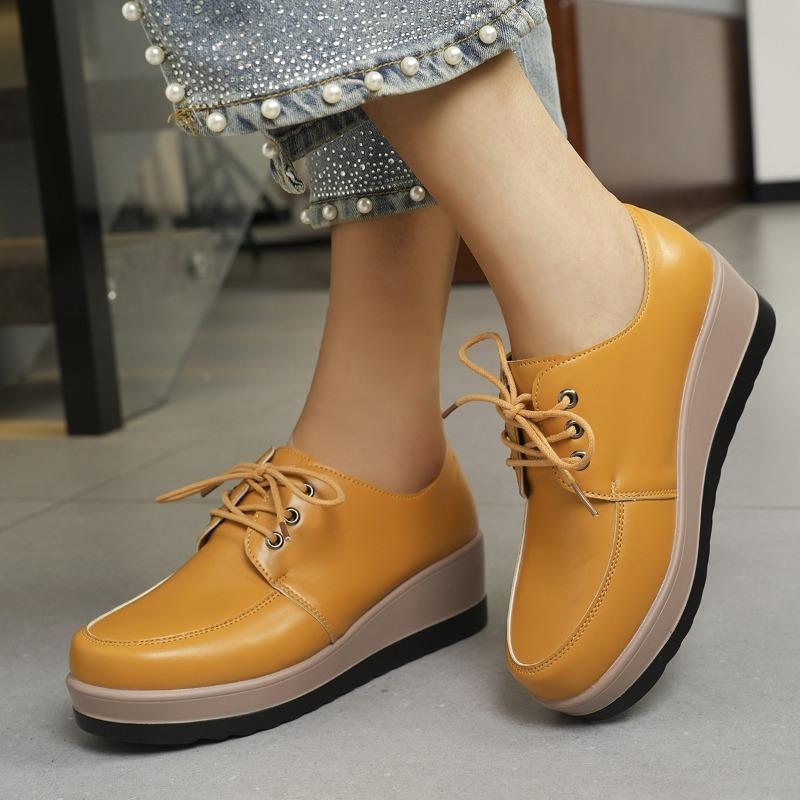 Women Large‑Size Wedge Platform Casual Shoes