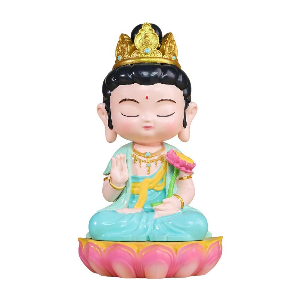 Resin Buddha Statues Set With Guardian Lion And Elephant For Home Decor And Gift Giving