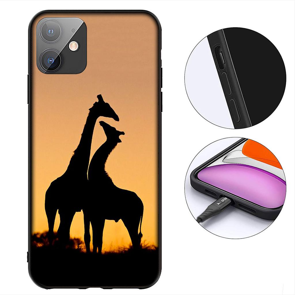 Deer Hunting Buck Giraffe Phone Case for OPPO A40 A60 A80 A38 A18 A17 A16 A78 A79 A54 A25 A57 4G 5G Protective Cover