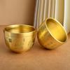 Feng Shui Treasure Bowl Vat Brass Copper Offering Bowl Small Serving Dessert Bowls Wealth Figurine Attract Wealth And Good Luck