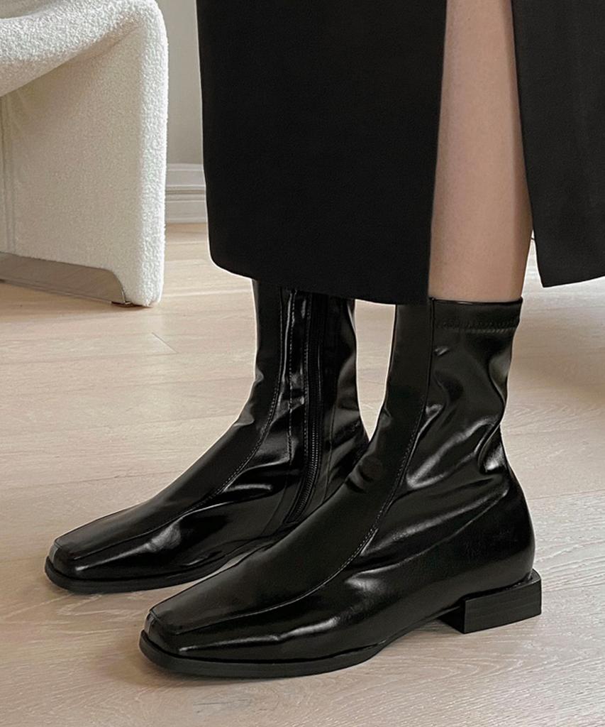 Sappun Laurenti Square Sock Ankle Boots (2Cm)