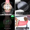 OPK 8611 Fashion Quartz Watch for Lady Diamond Bezel Leather Strap Waterproof Luminous Original Women's Dress Wristwatch