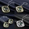 Doctor Strange Movie Jewelry Pendant Chain With Alloy Geometric Design For Men And Women