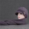 Hat Female God Mother Knitted Wool Hat Grandma Piled Thick Warm Elderly Cold Cotton Hat