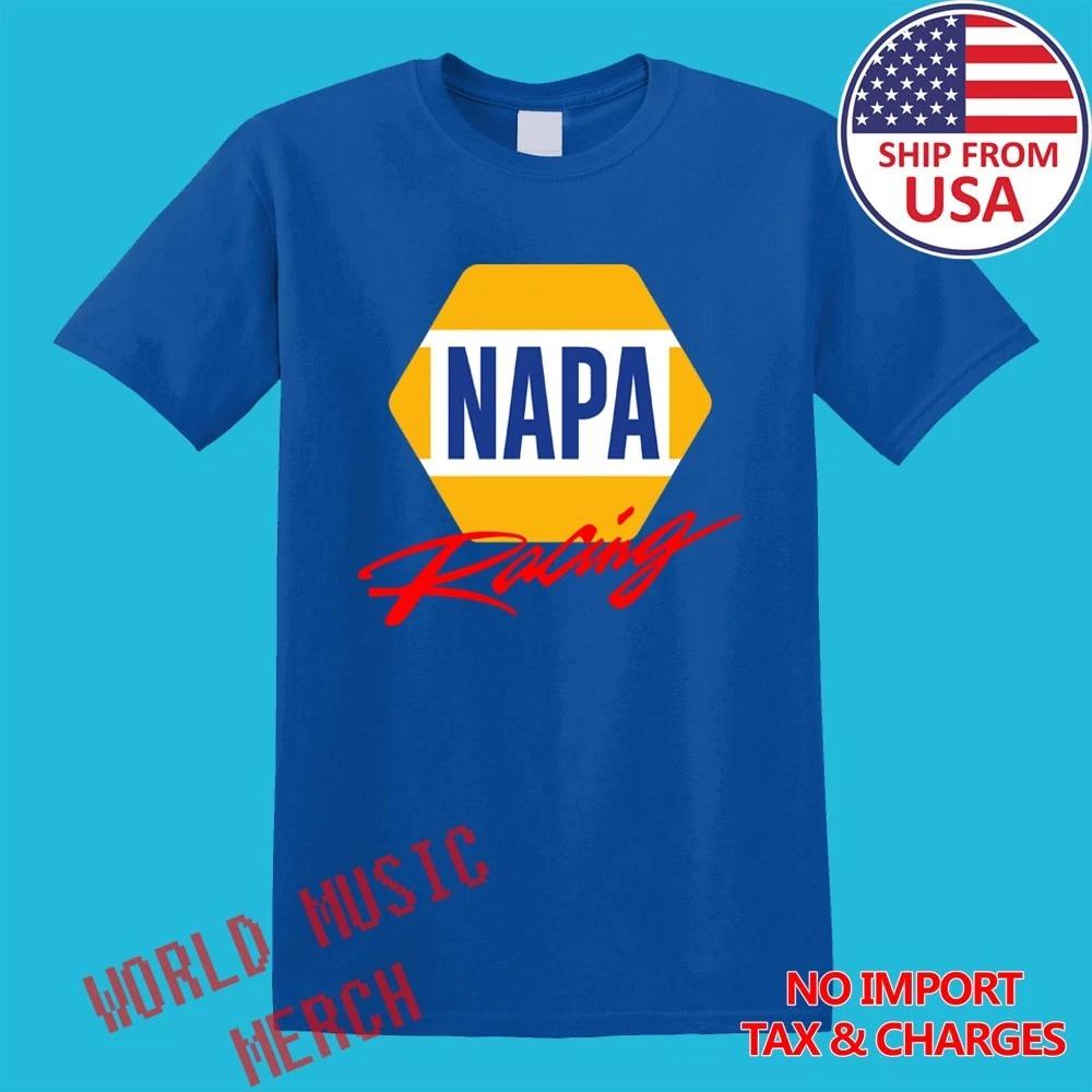 Мужская синяя футболка NAPA Racing Размеры S-5XL S