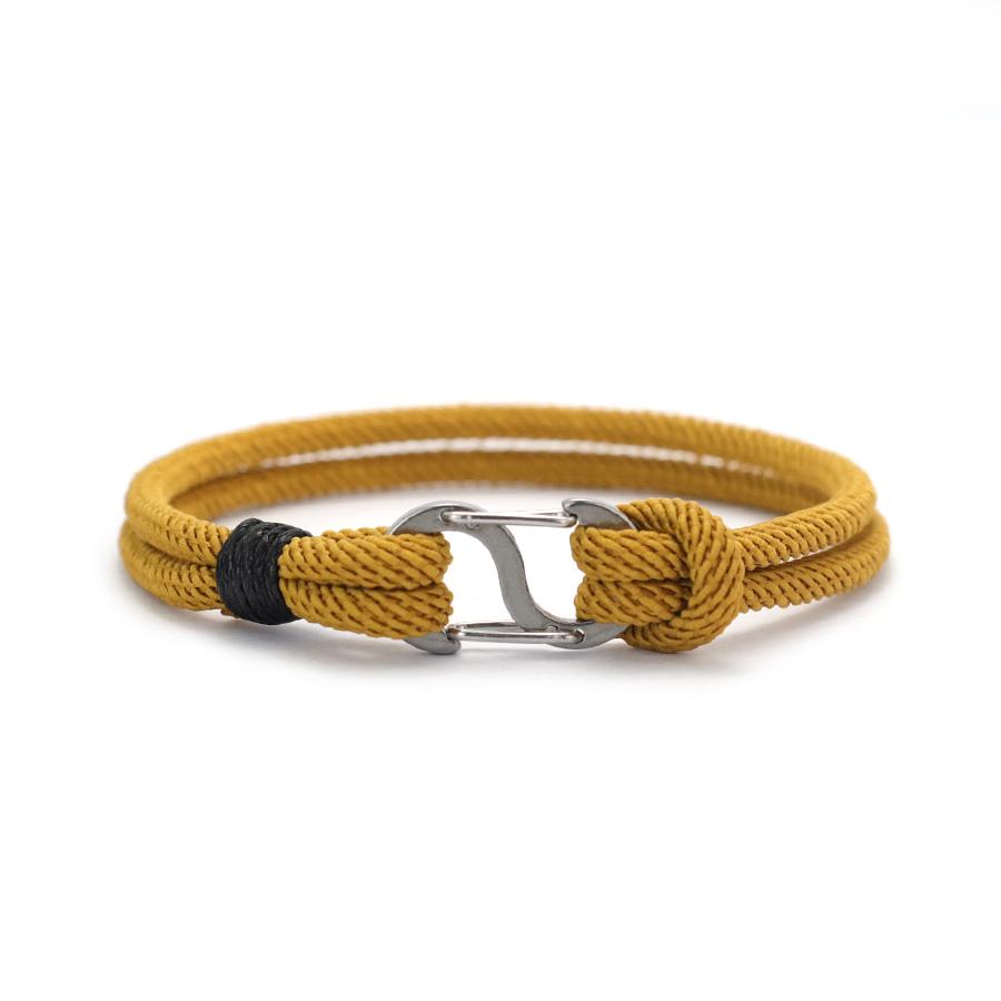 

Fashion Rope Bracelet Men 6 Colors S Buckle Outdoor Survival Rescue Braslet Leisure Versatile Accessories Pulseria Hombre Joias темно-желтого